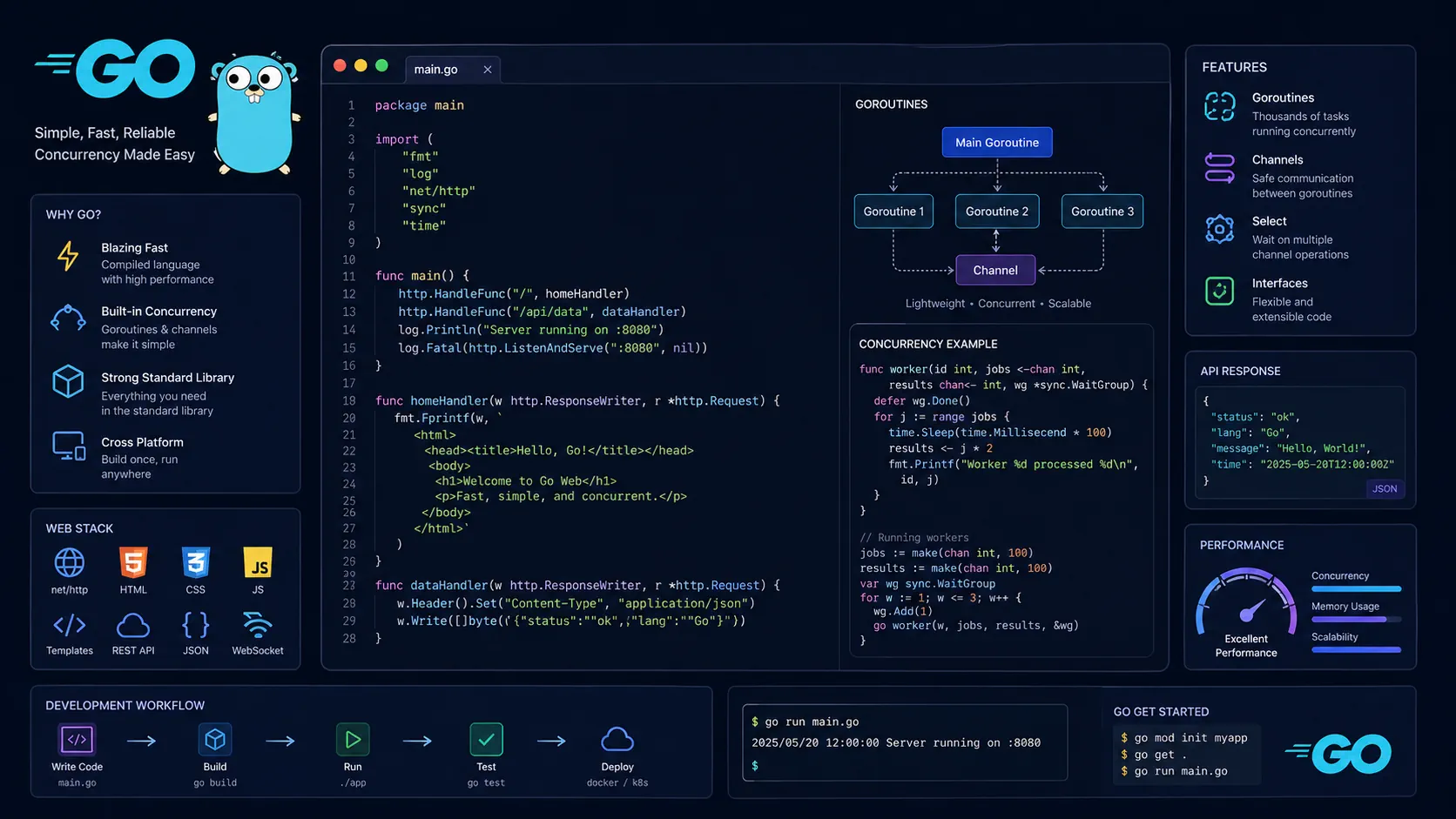 Go Programlama Dili Nedir? Özellikleri ve Kullanım Alanları