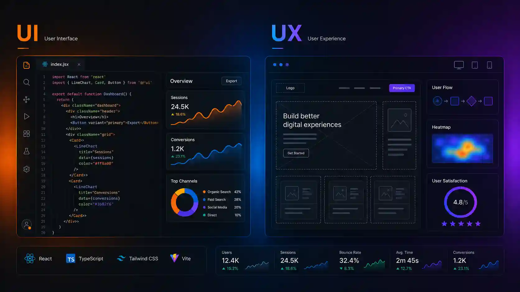 UI ve UX Tasarım: İki Dünya, Tek Amaç