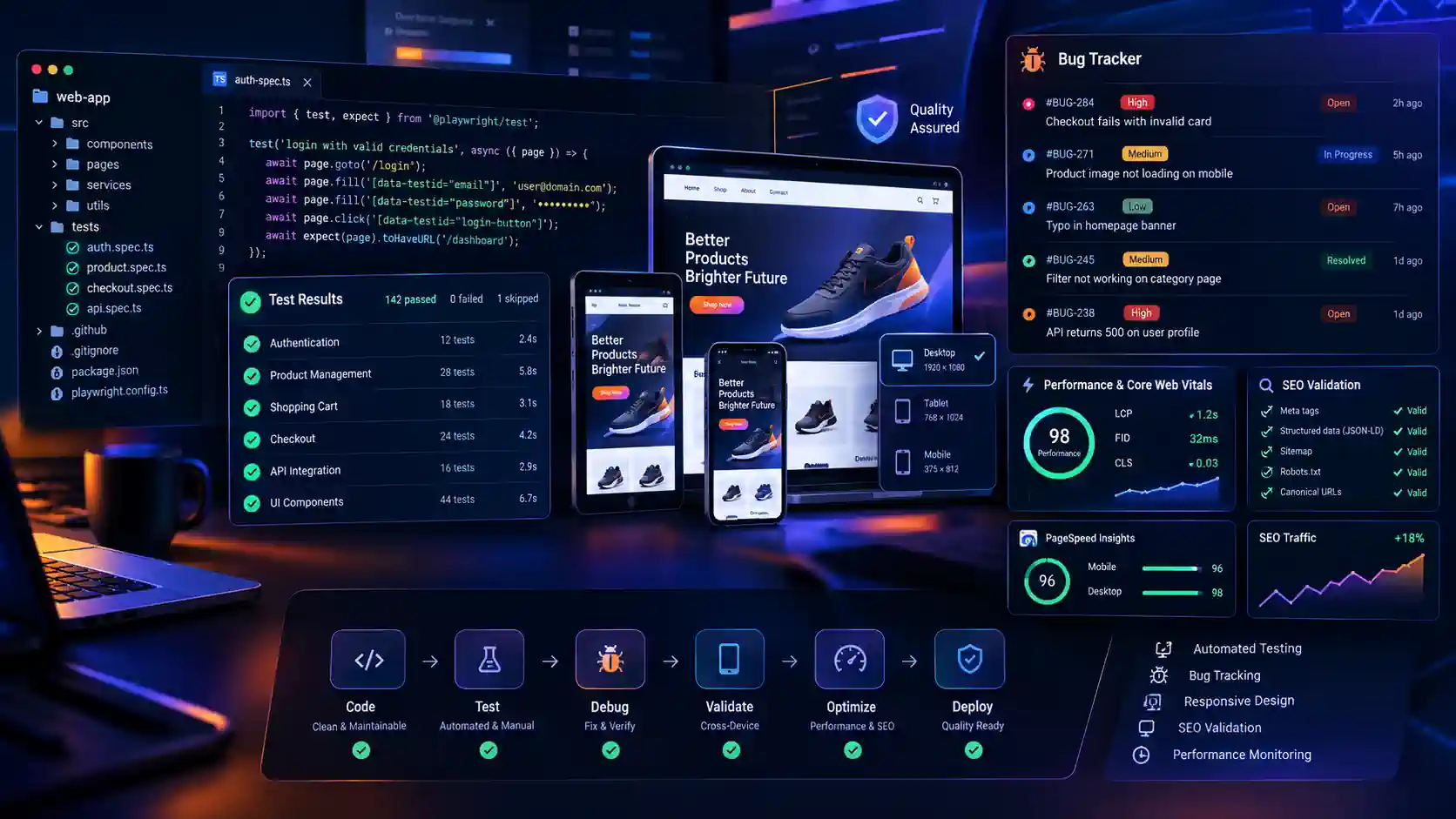 Web Sitesi Yayın Sürecinde Test ve Kalite Kontrol Aşamaları: Kapsamlı Rehber