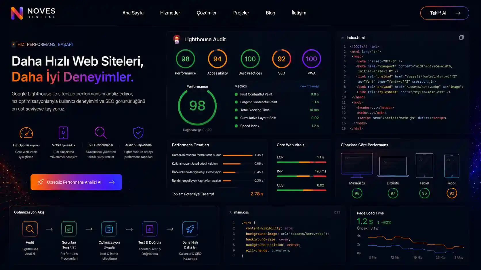 Google Lighthouse ile Web Sitesi Performans Testi: Kapsamlı Rehber